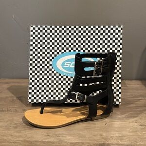 Thong Ankle Gladiator Sandals